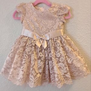 Bonnie Jean Cap Sleeve Lace with Flounced Size 2T